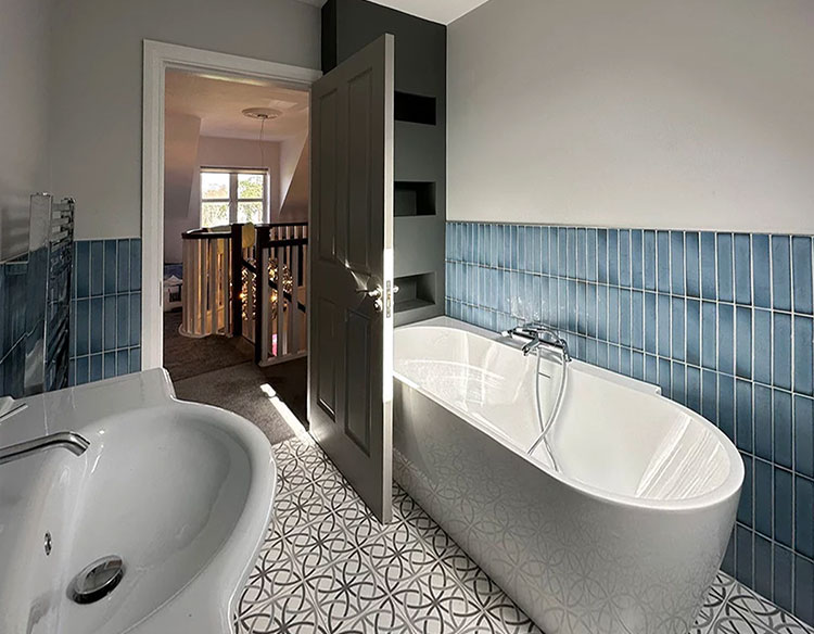 Bathroom interior by Celene Collins, interior architect and designer